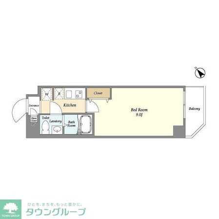 アルファコート東六郷の物件間取画像